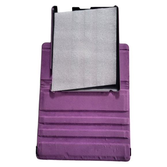 Purple Plum Apple iPad 2 Ctech Case Stand Cover 360° Rotation 9.7" - Picture 12 of 13